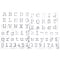 Block Alphabet & Numbers Wood Stamp Set by Recollections™